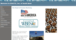 Desktop Screenshot of exacto-inc.com